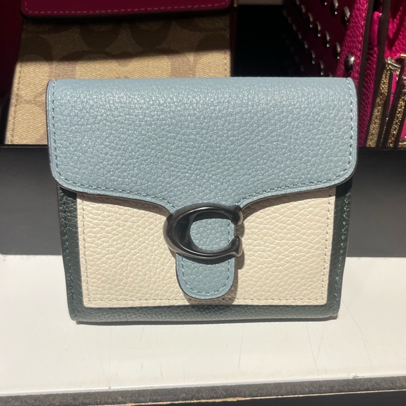 Coach | Bags | Nwt Coach 7632 Tabby Small Wallet In Colorblock Sage ...
